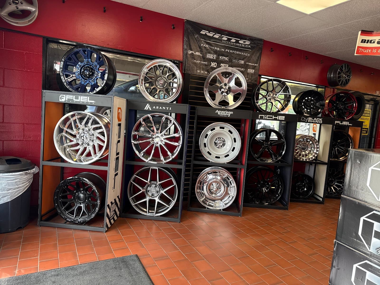Inside Big O Tires Port Coquitlam