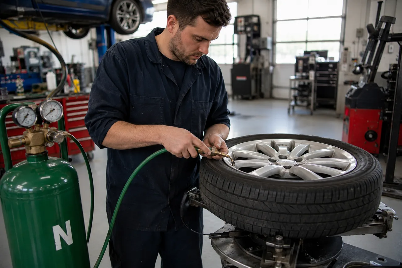 Nitrogen Tire Inflation at Big O Tires Port Coquitlam